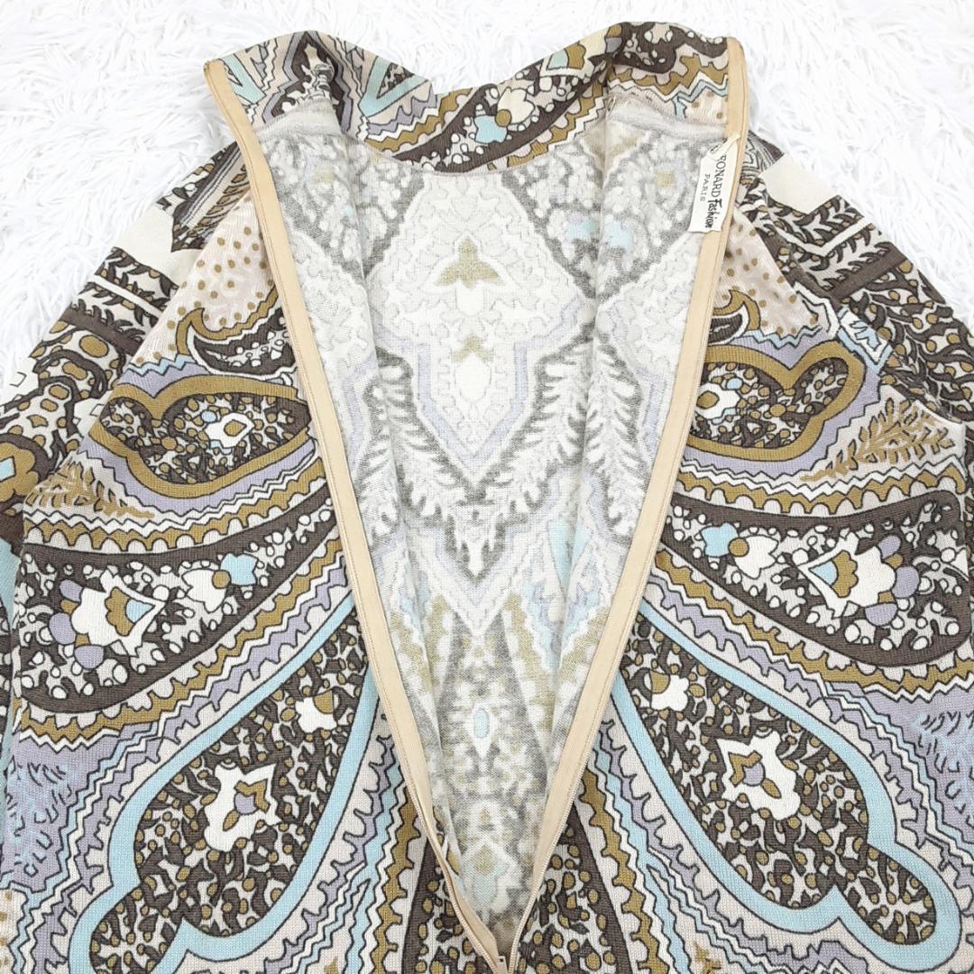 希少70s◎LEONARD レオナール 長袖チュニック ペイズリー ヴィンテージ