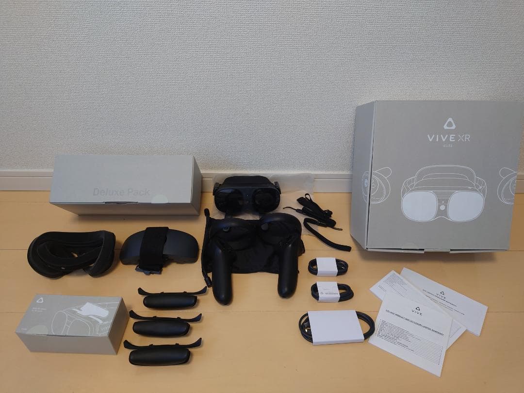 【中古】 HTC VIVE XR Elite デラックスパック ＋予備ガスケット