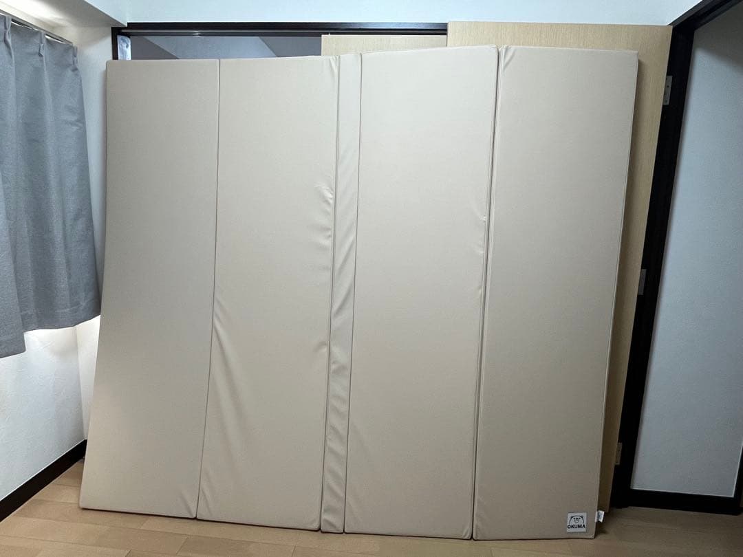 ベビー シームレスプレイマット OKUMA 大阪熊　200×180×4