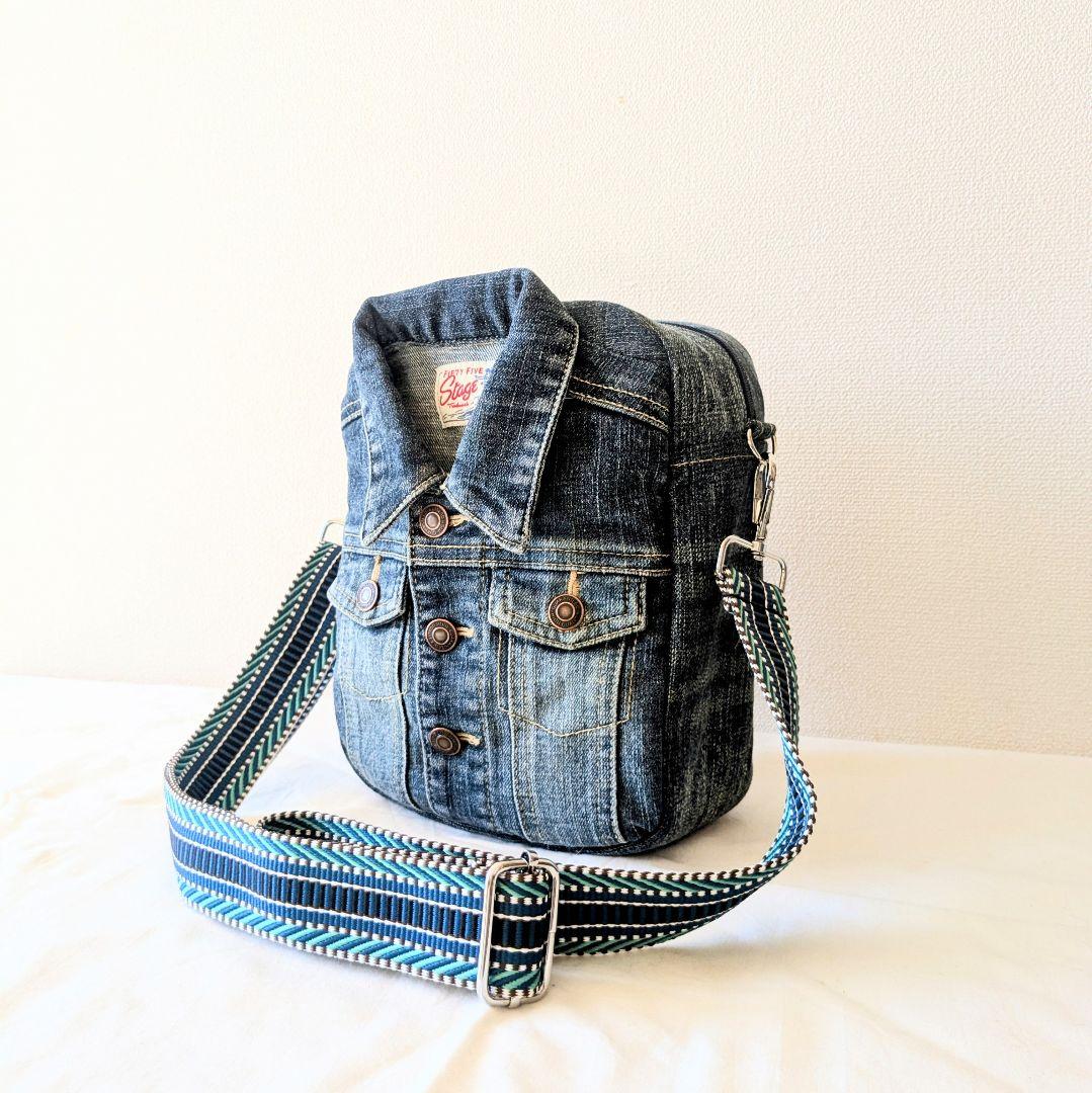 Gジャンリメイクショルダー