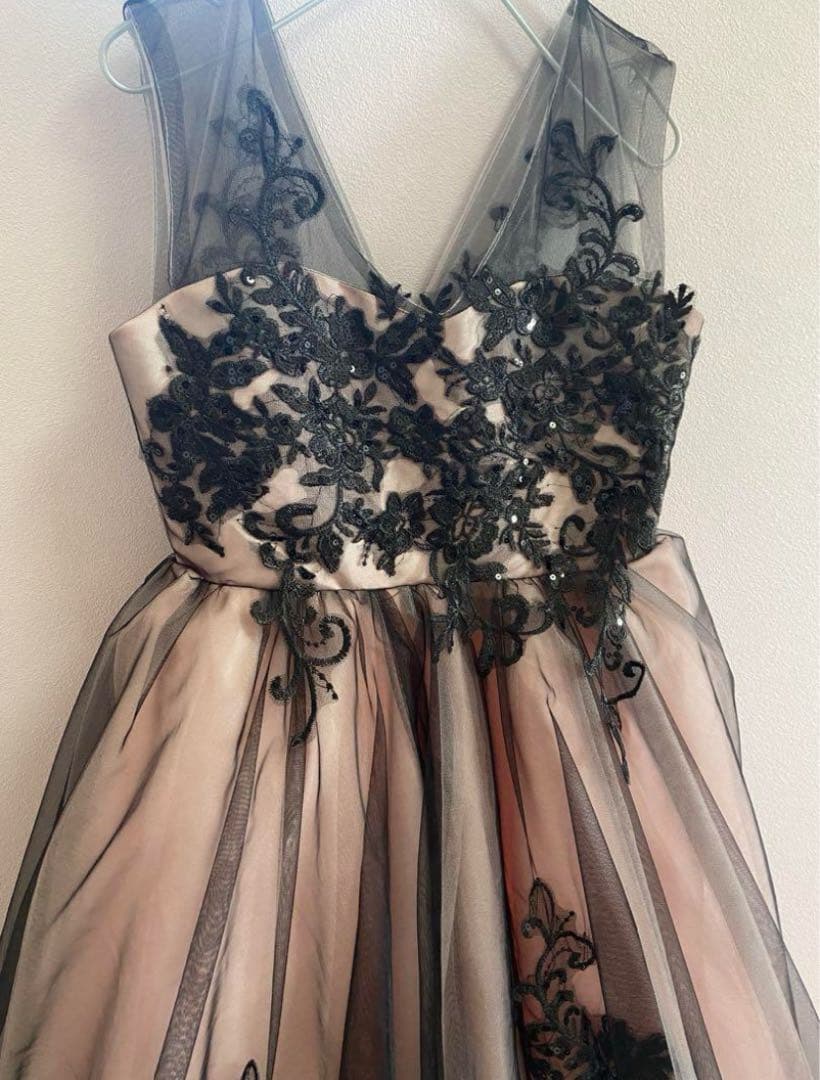 【size150】チュールドレス　スパンコールドレス 発表会コンクール