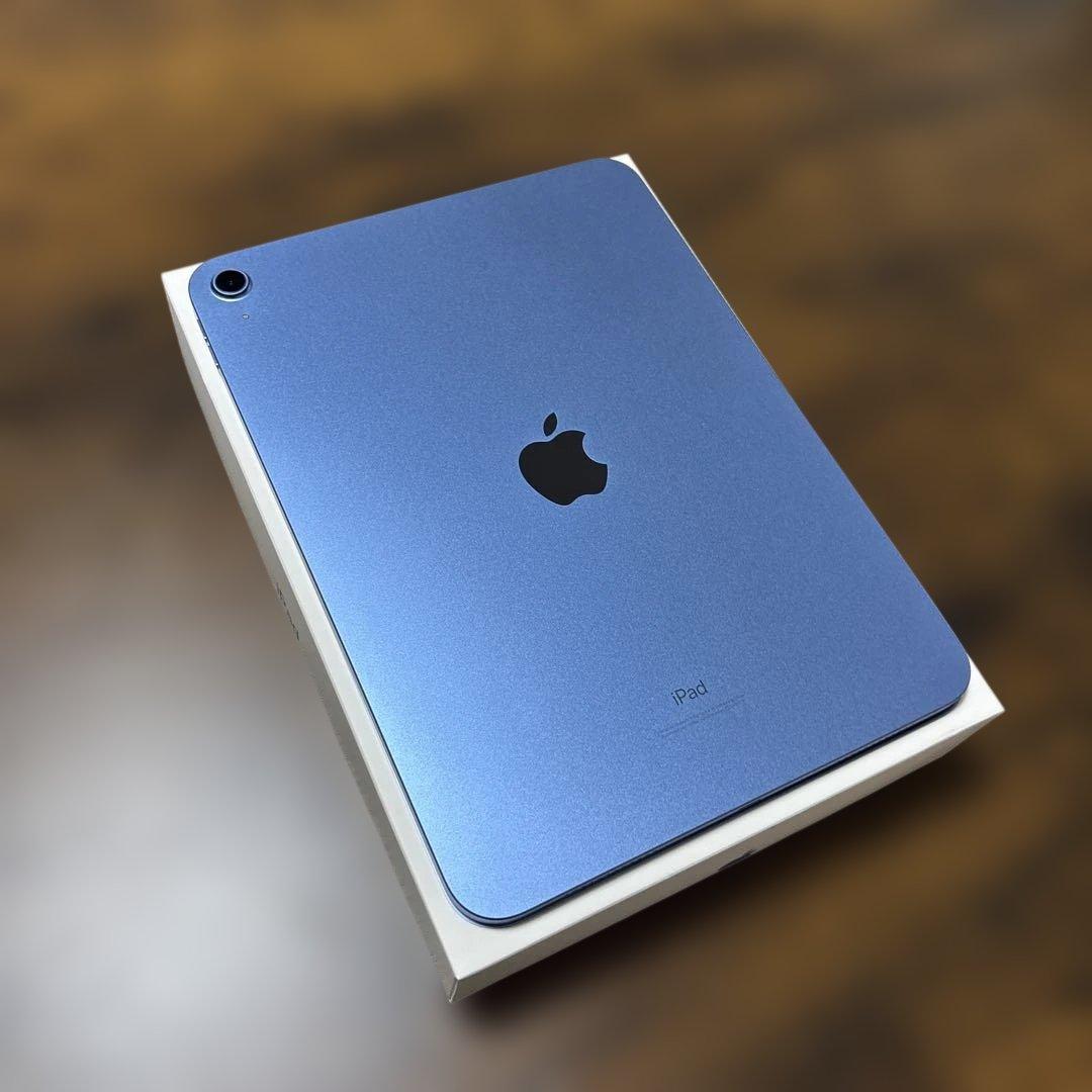 【美品】Apple iPad 本体 ブルー 第10世代Wi-Fiモデル