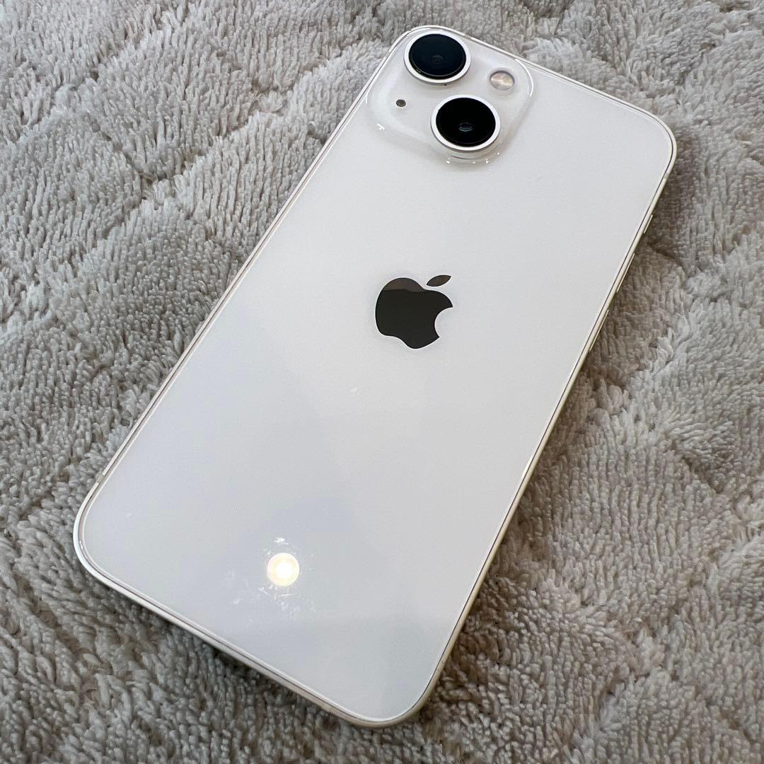 iPhone 13 mini 128GB バッテリー99% ホワイト 画面新品