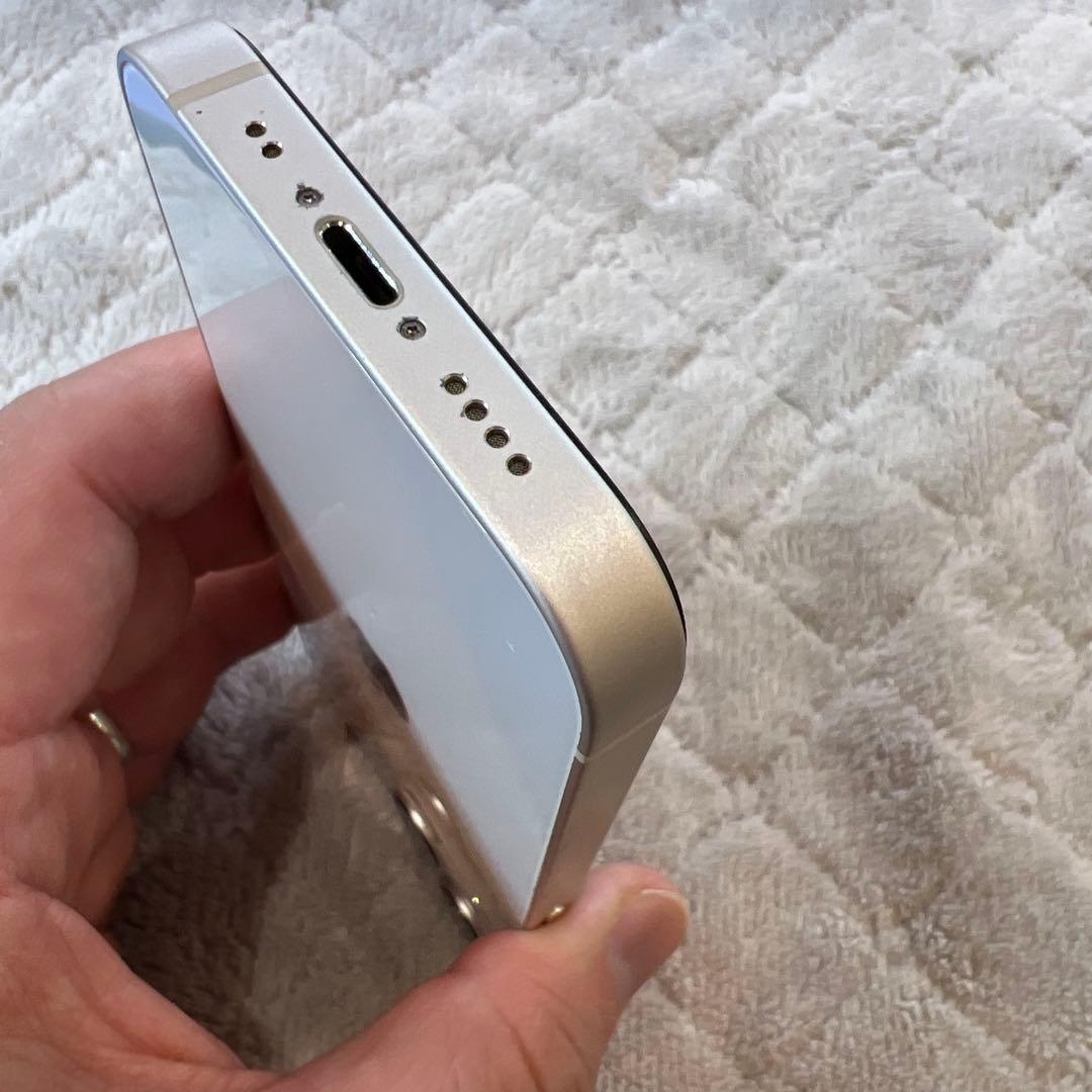 iPhone 13 mini 128GB バッテリー99% ホワイト 画面新品