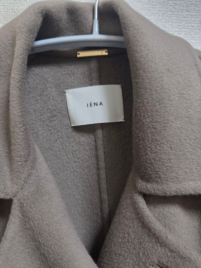 【IENA】スーパー160ダブルフェイスショートコート36