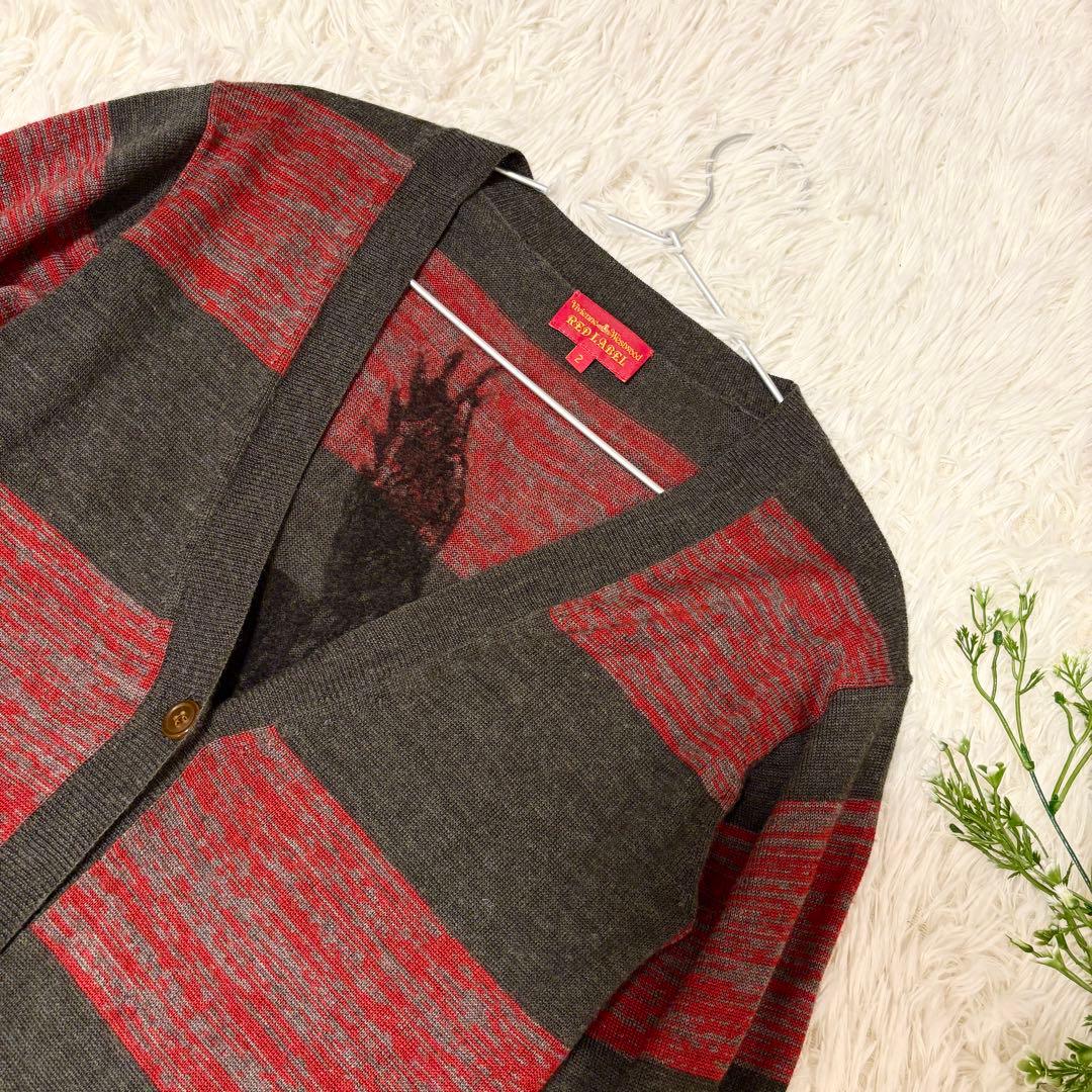 【ビックロゴ✨】Vivienne Westwood オーブ ロングカーディガン