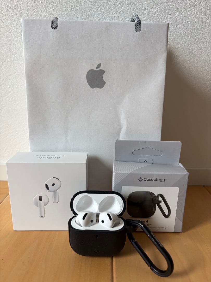 【ケース付き】AirPods 4 アクティブノイズキャンセリング搭載