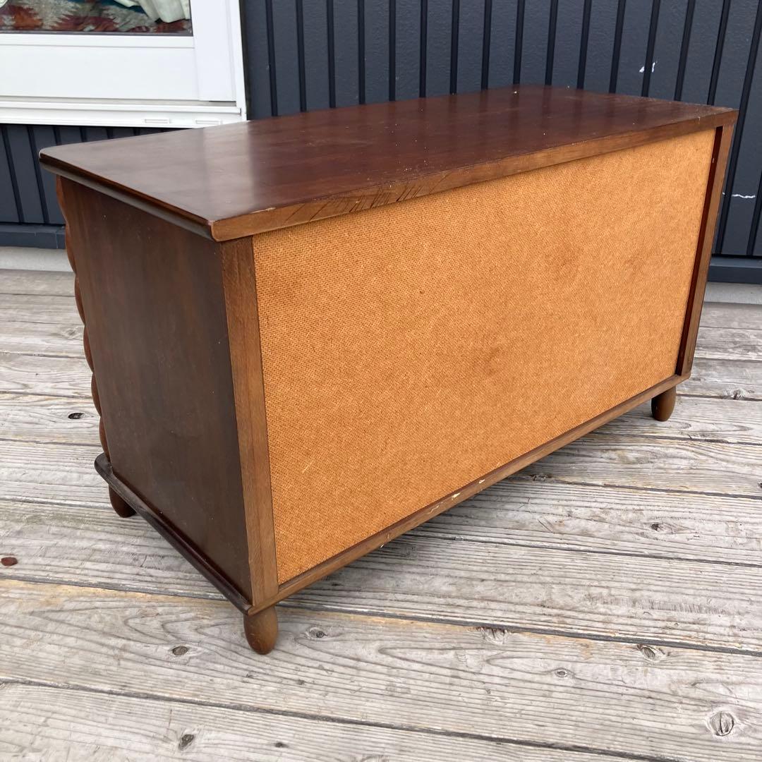 昭和レトロ ナジコ ミッドセンチュリー 古家具 飾り棚 サイドボード ガラス戸