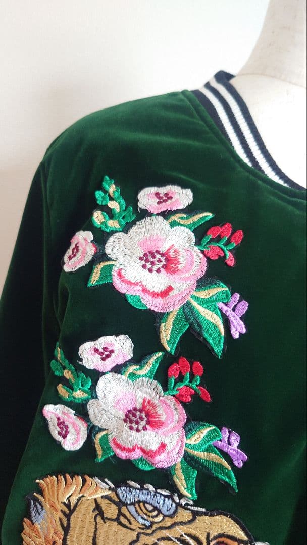 別珍 スーベニアジャケット 刺繍 スカジャン