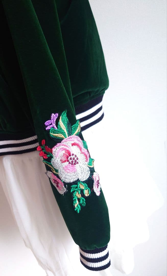 別珍 スーベニアジャケット 刺繍 スカジャン