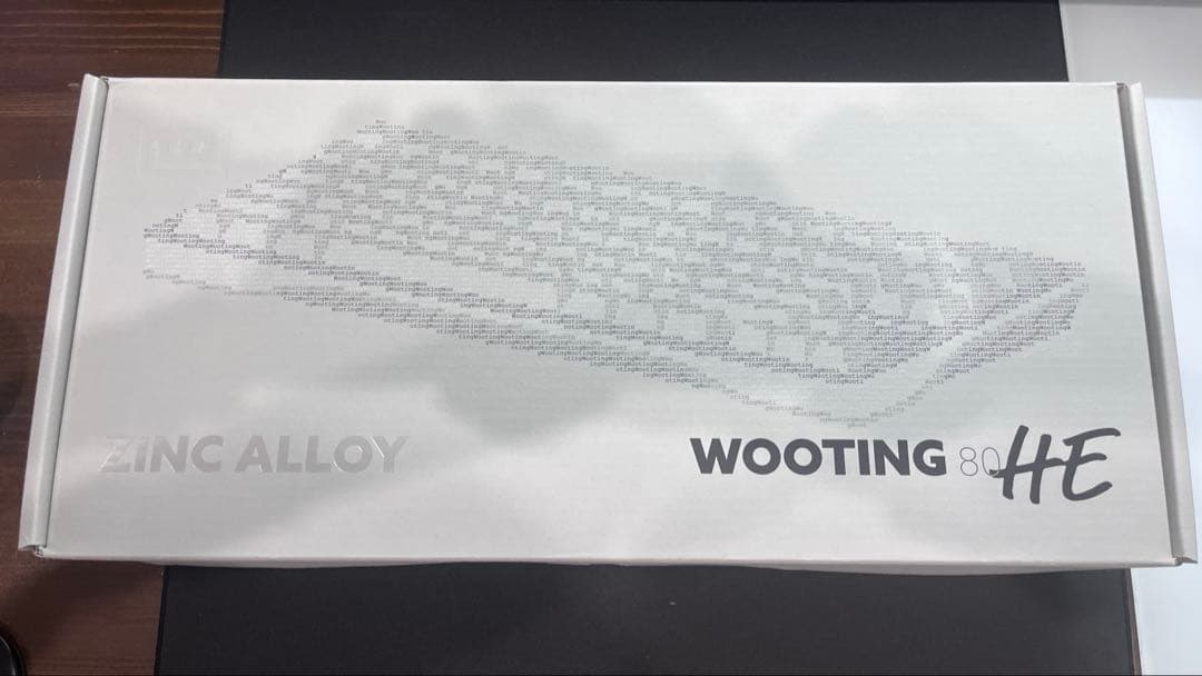 Wooting 80HE（JIS配列、フロストケース）