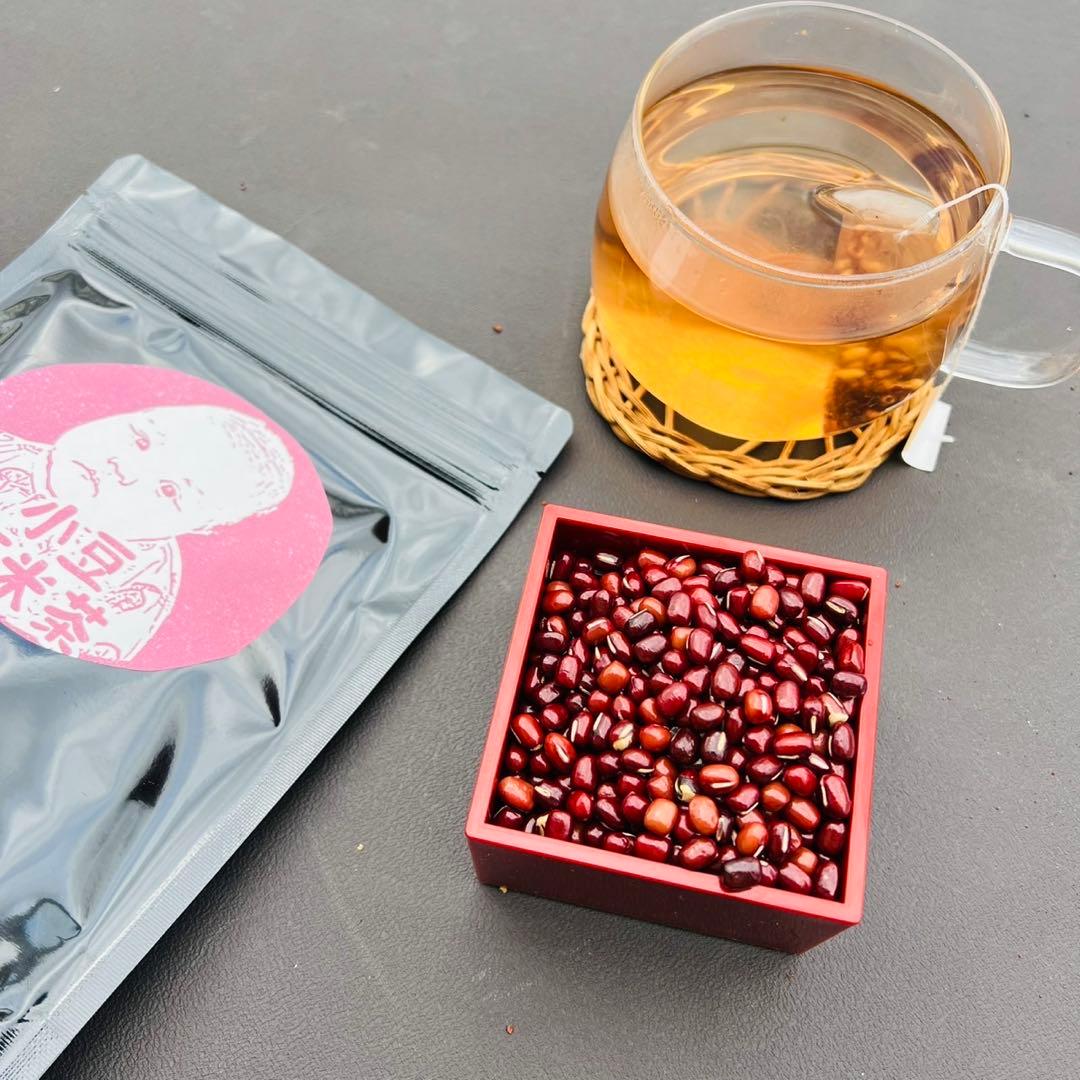 【お茶×◯◯】体に優しいノンカフェイン 国産あずき玄米茶(4g×20個)