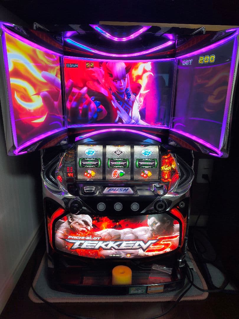 電*ん様 パチスロ 実機 鉄拳5 不要機付き 極美品