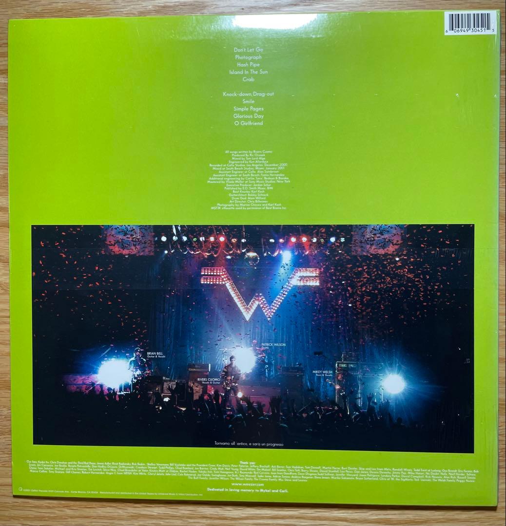 【新品】Weezer / Green Album LPレコード オリジナル盤