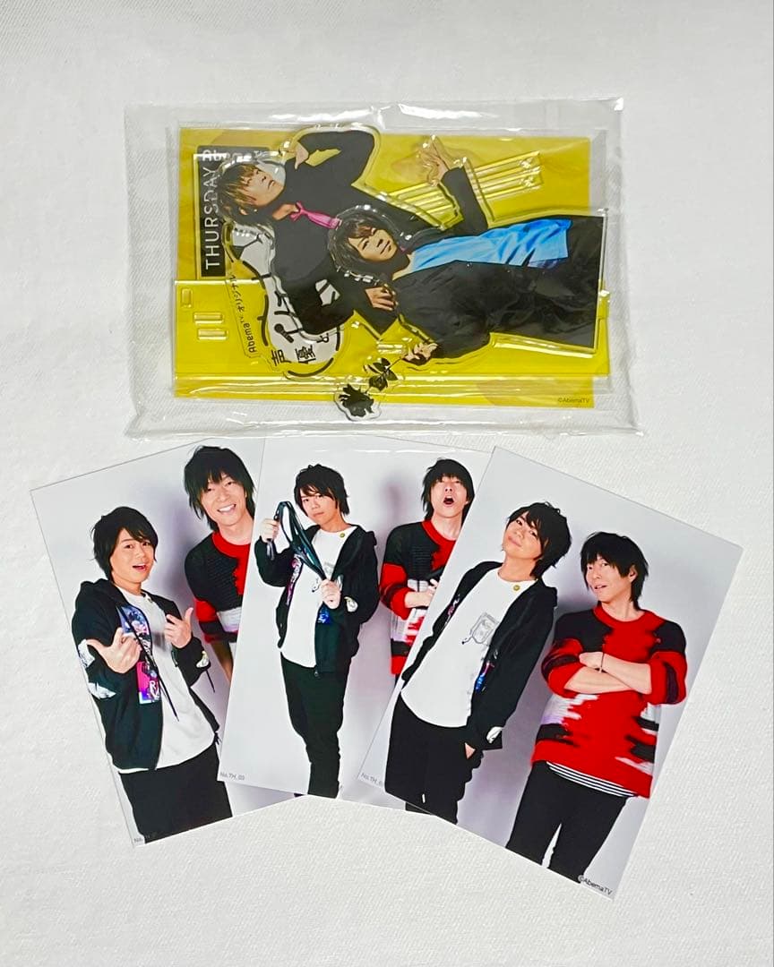 声優と夜あそび 谷山紀章 浪川大輔 アクリルスタンド＋ブロマイド