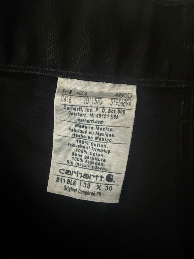Carhartt カーハート　ペインターパンツ　ブラック