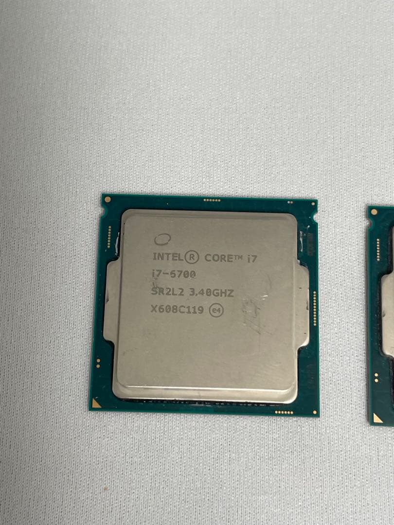 CPU Intel core i7-6700x2 CPU