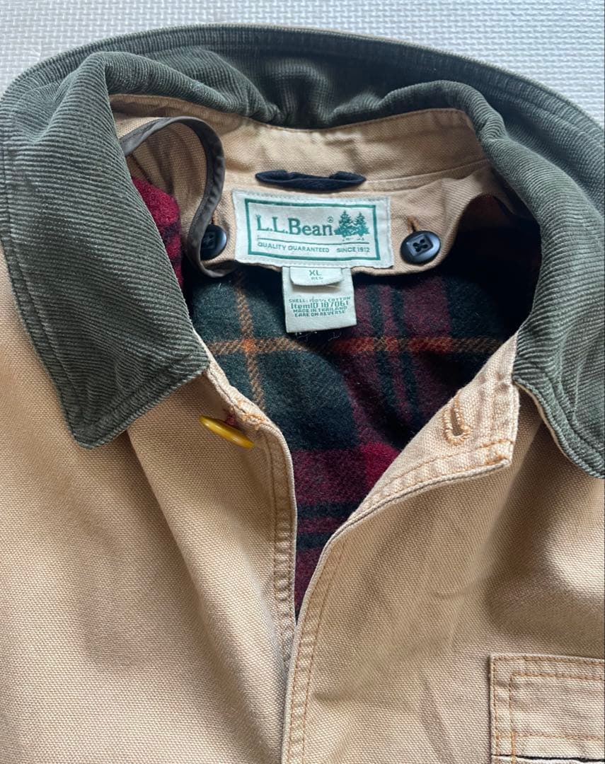 L.L.Bean XL ベージュ カバーオール　フィールドコート