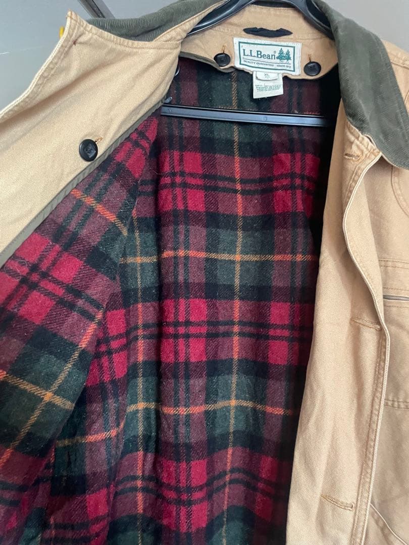 L.L.Bean XL ベージュ カバーオール　フィールドコート