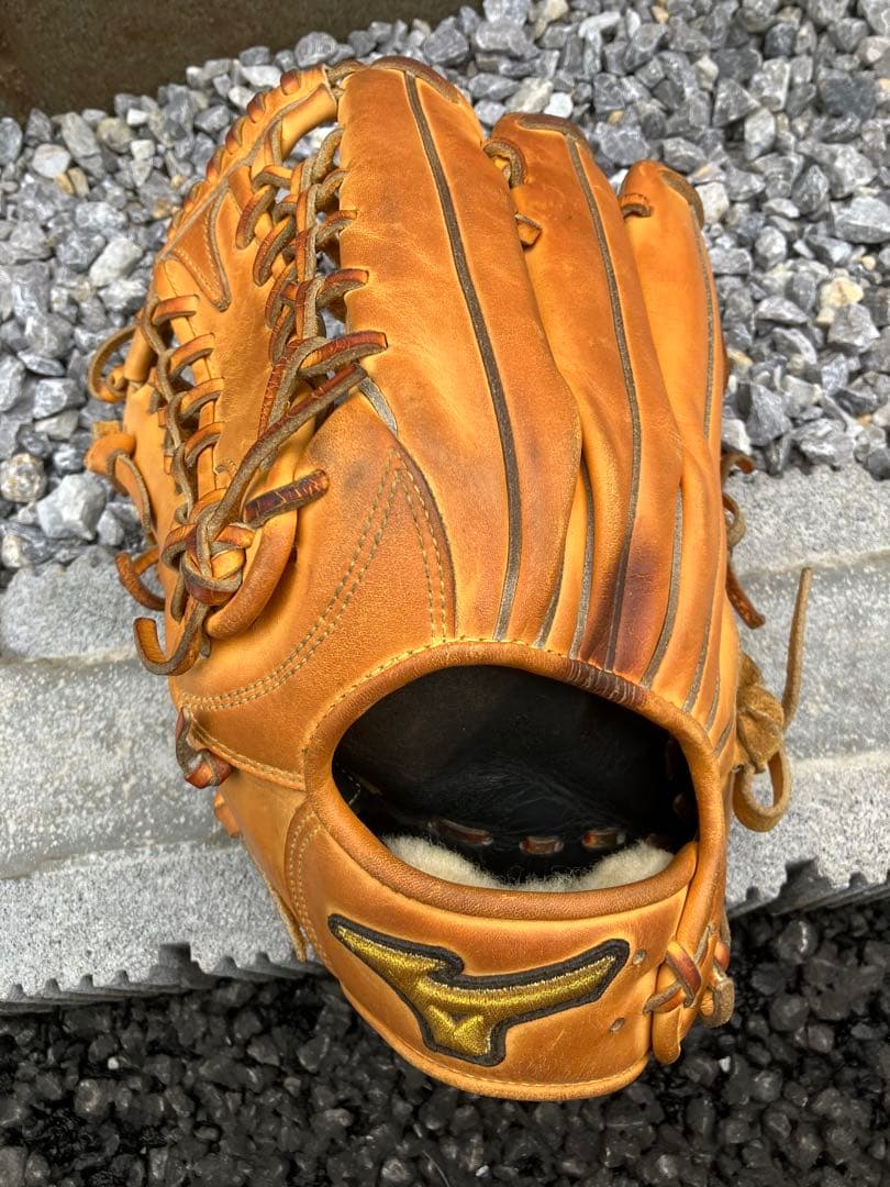 軟式　一般　ミズノプロ　左　外野　グローブ　左投げ