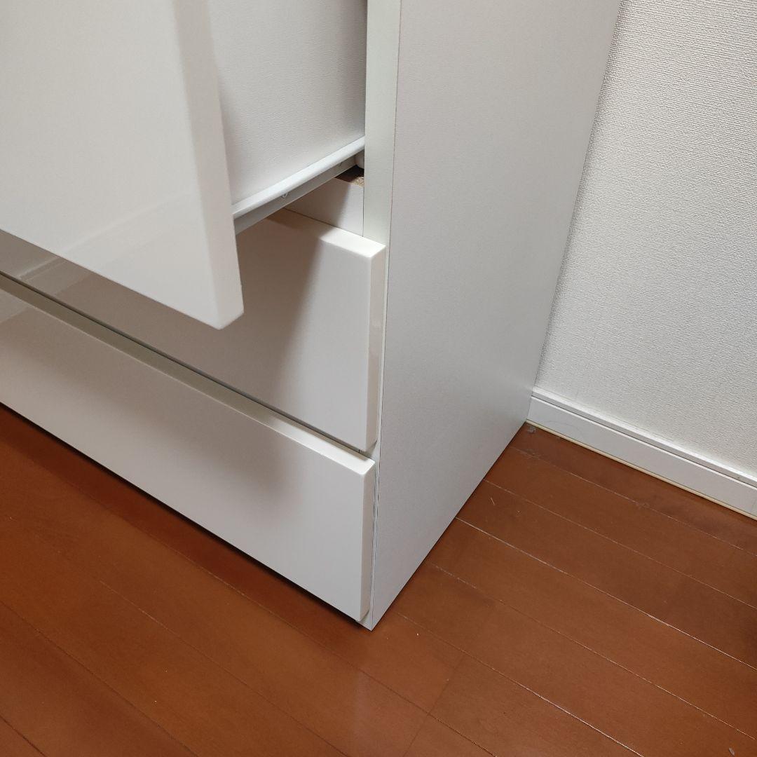 【美品】ホワイト 5段チェスト