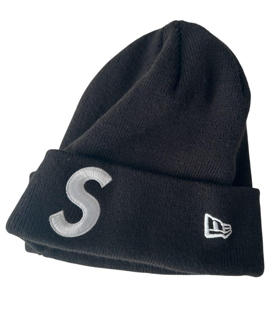 【中古】Supreme × NEW ERA S Logo ニット帽 ビーニー