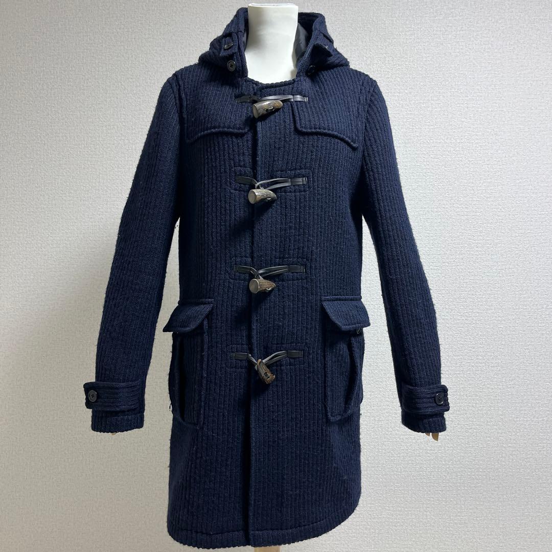 BARNEYS NEWYORK⭐︎L ダッフルコート ウールコート ネイビー