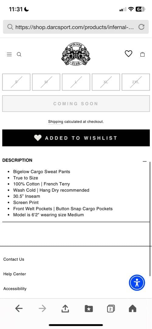 DARC SPORT ダルクスポーツ　迷彩柄パンツ