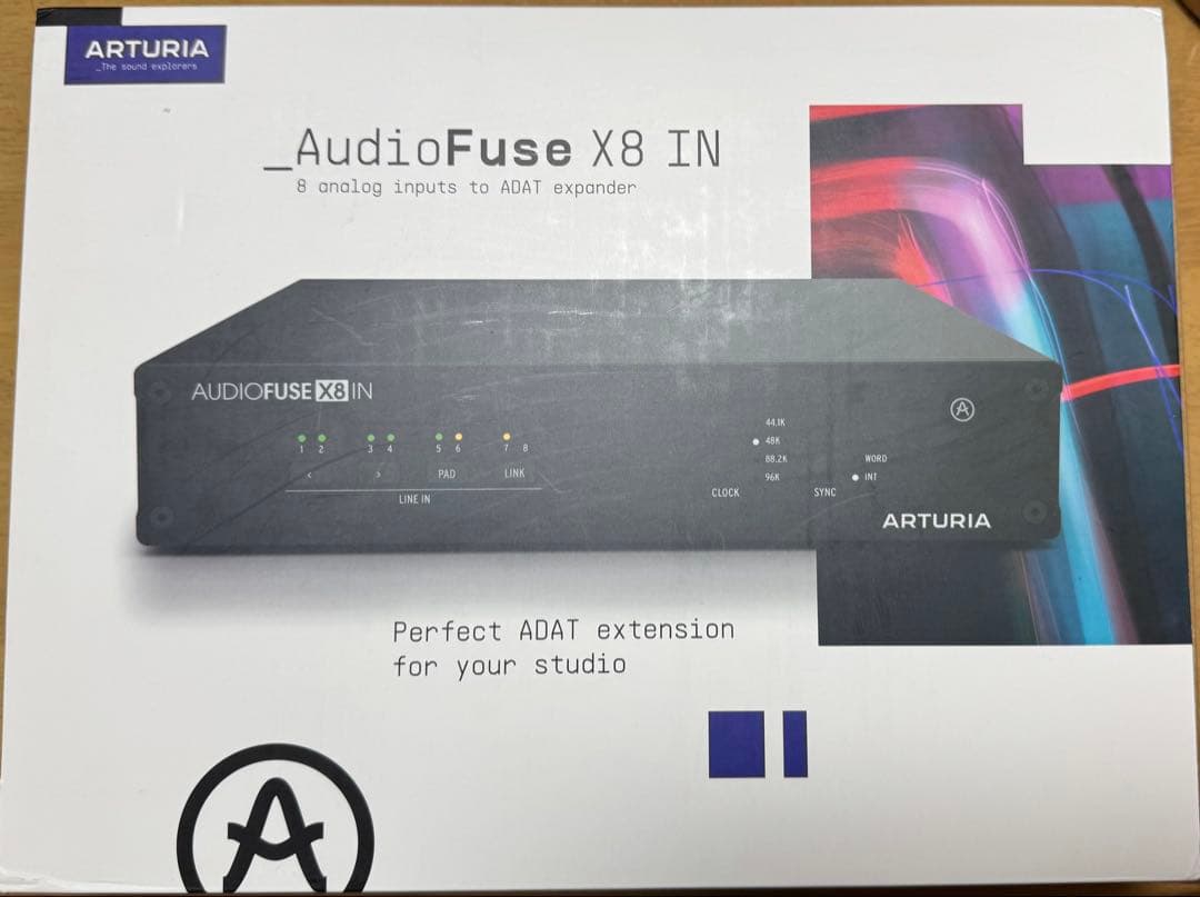 ARTURIA AUDIOFUSE X8 IN (V1.2.1にアップデート済)