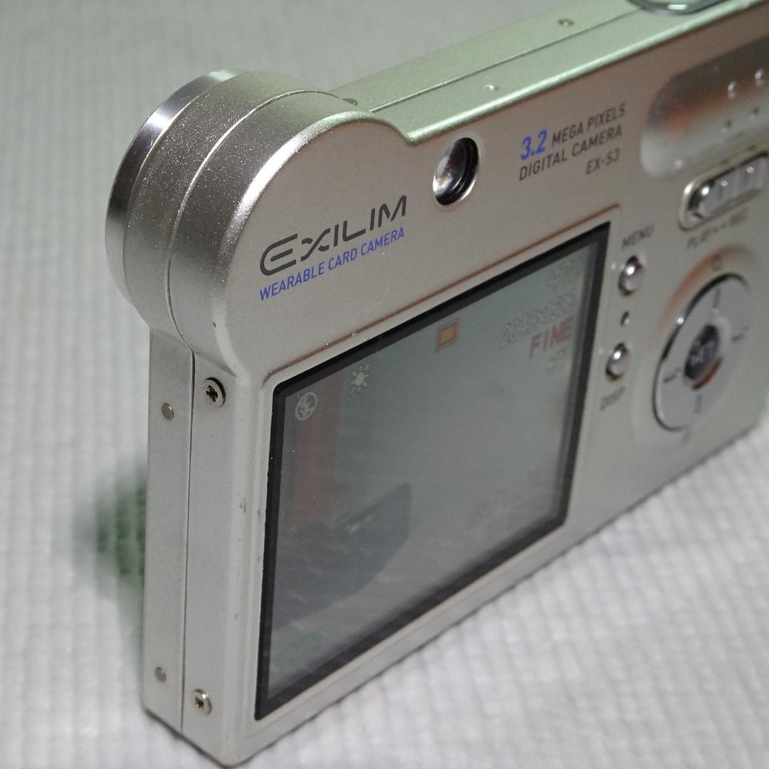 カシオ EXILIM EX-S3 デジカメ コンデジ バッテリー新品 SD2GB