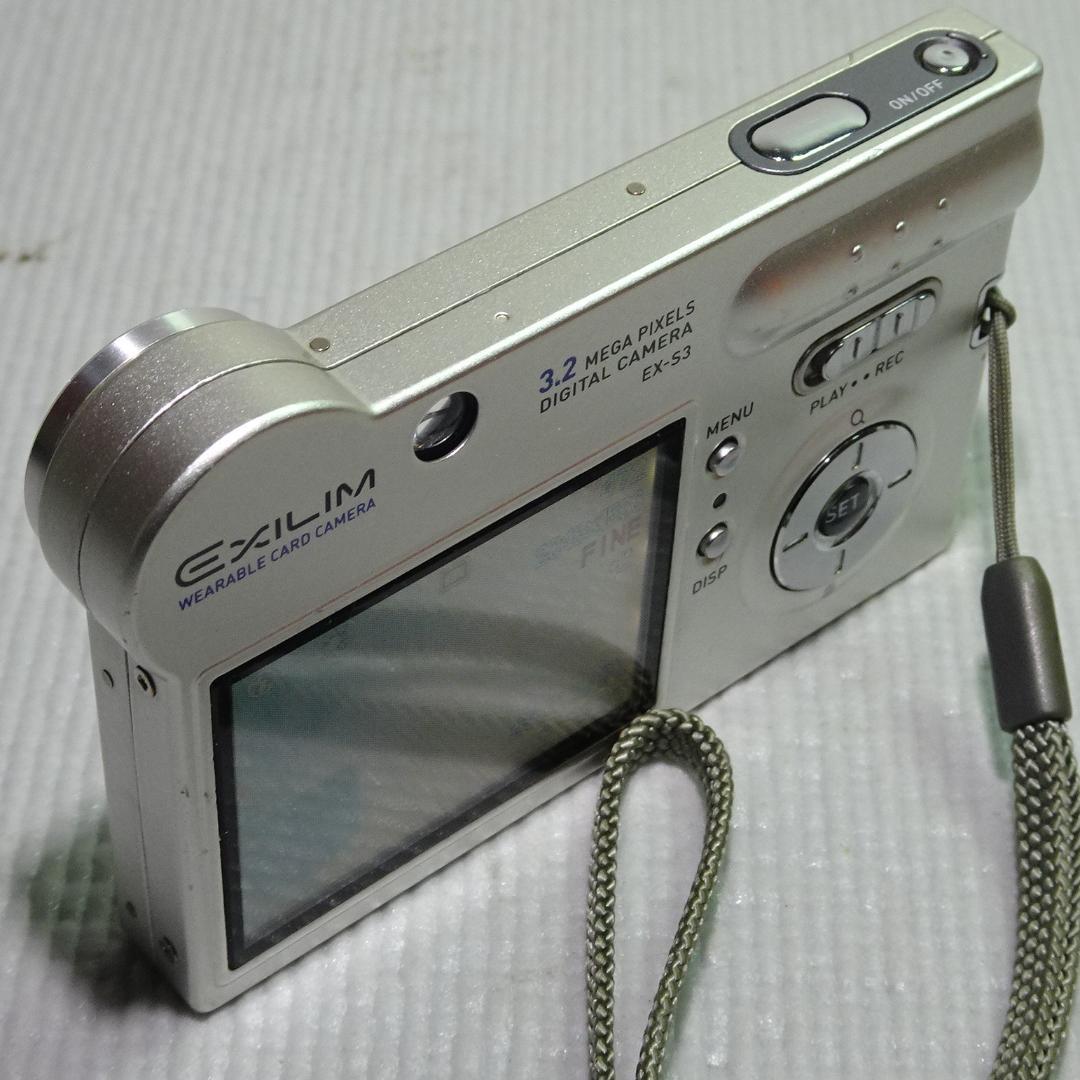 カシオ EXILIM EX-S3 デジカメ コンデジ バッテリー新品 SD2GB