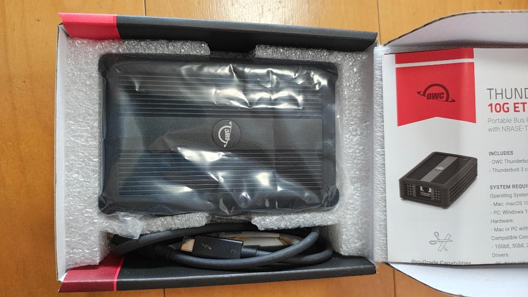 OWC Thunderbolt 3 10G Ethernet アダプター