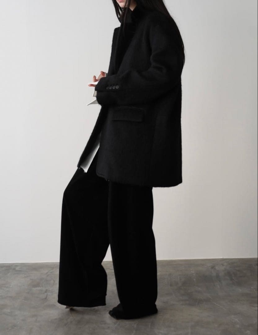 aere ＊ shaggy jacket coat ＊ シャギージャケットコート