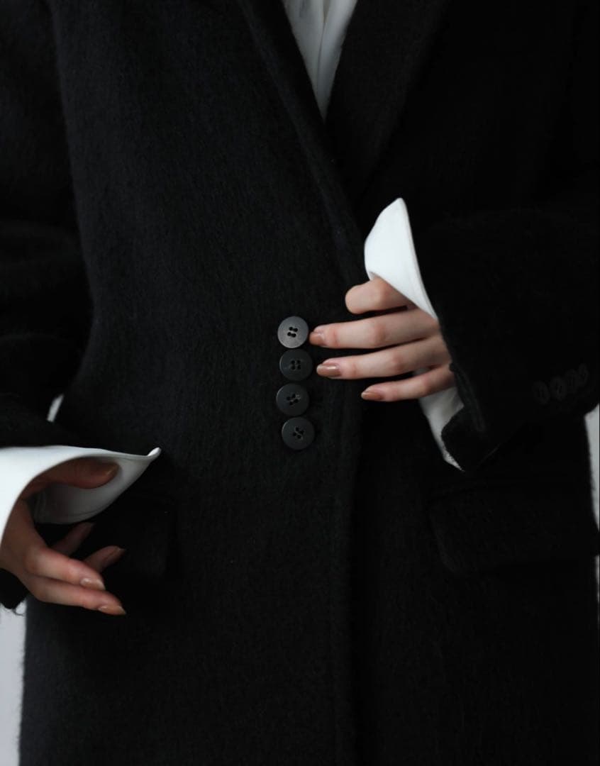 aere ＊ shaggy jacket coat ＊ シャギージャケットコート