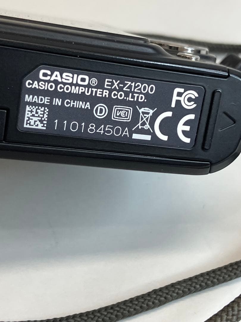 CASIO EXILIM デジタルカメラ EX-Z1200 ブラック【3964】