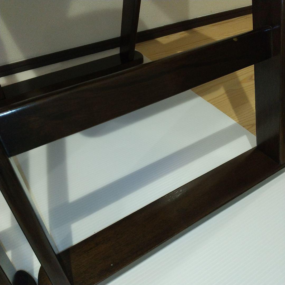 【極美品】ヤトミ たためる木製 ハイチェア cocona ベビーチェア セット