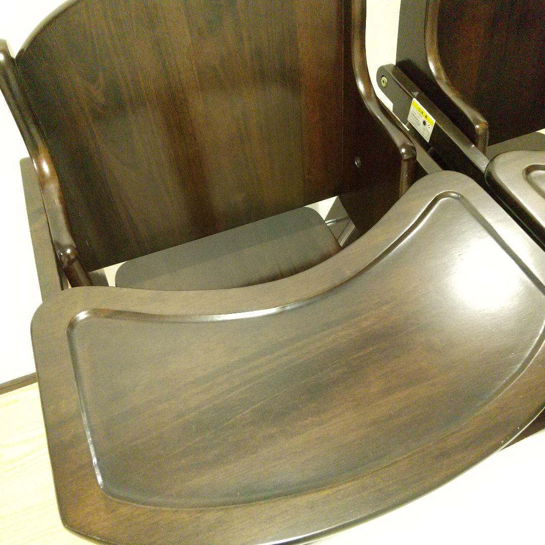 【極美品】ヤトミ たためる木製 ハイチェア cocona ベビーチェア セット