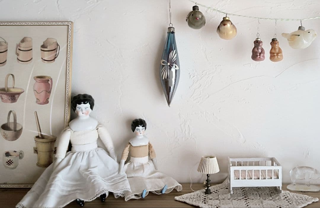 【aiii さま】ornament ❀ * アイスブルー * 細長 オーナメント