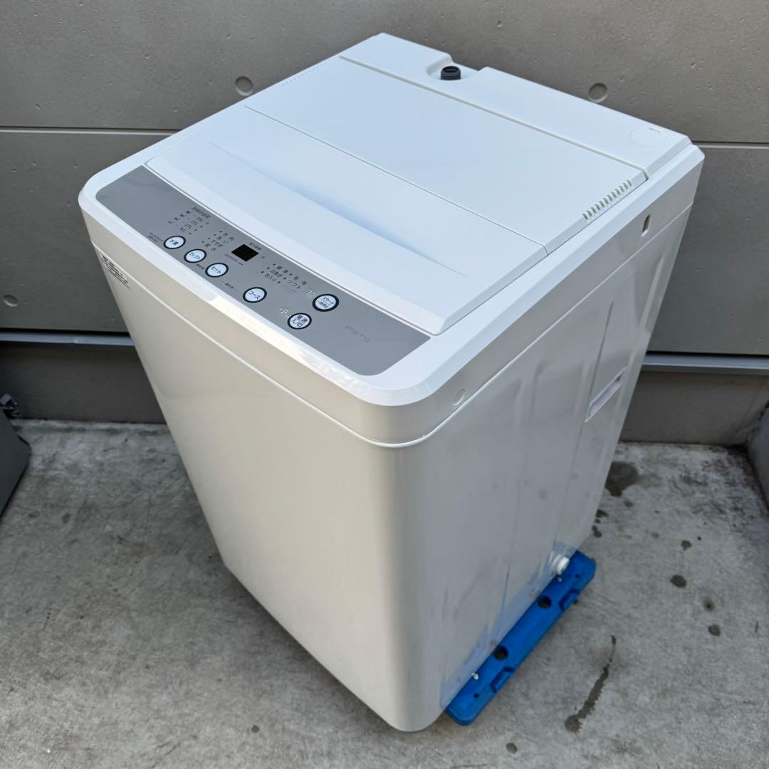 140⭐️2025年製★ほぼ新品★ヨドバシ　洗濯機　7KG ホワイト　一人暮らし