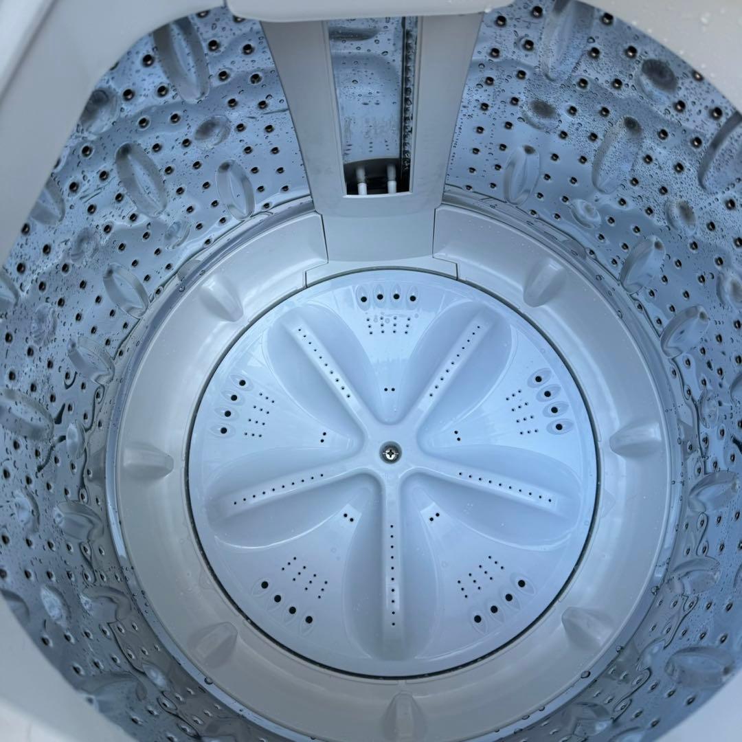 140⭐️2025年製★ほぼ新品★ヨドバシ　洗濯機　7KG ホワイト　一人暮らし