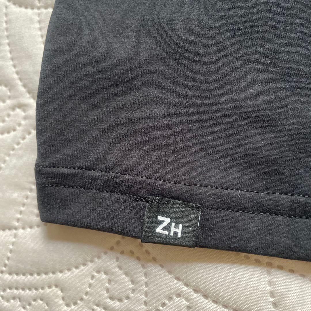 ZERO HALLIBURTON ゼロハリバートン長袖モックネックシャツ　黒　L