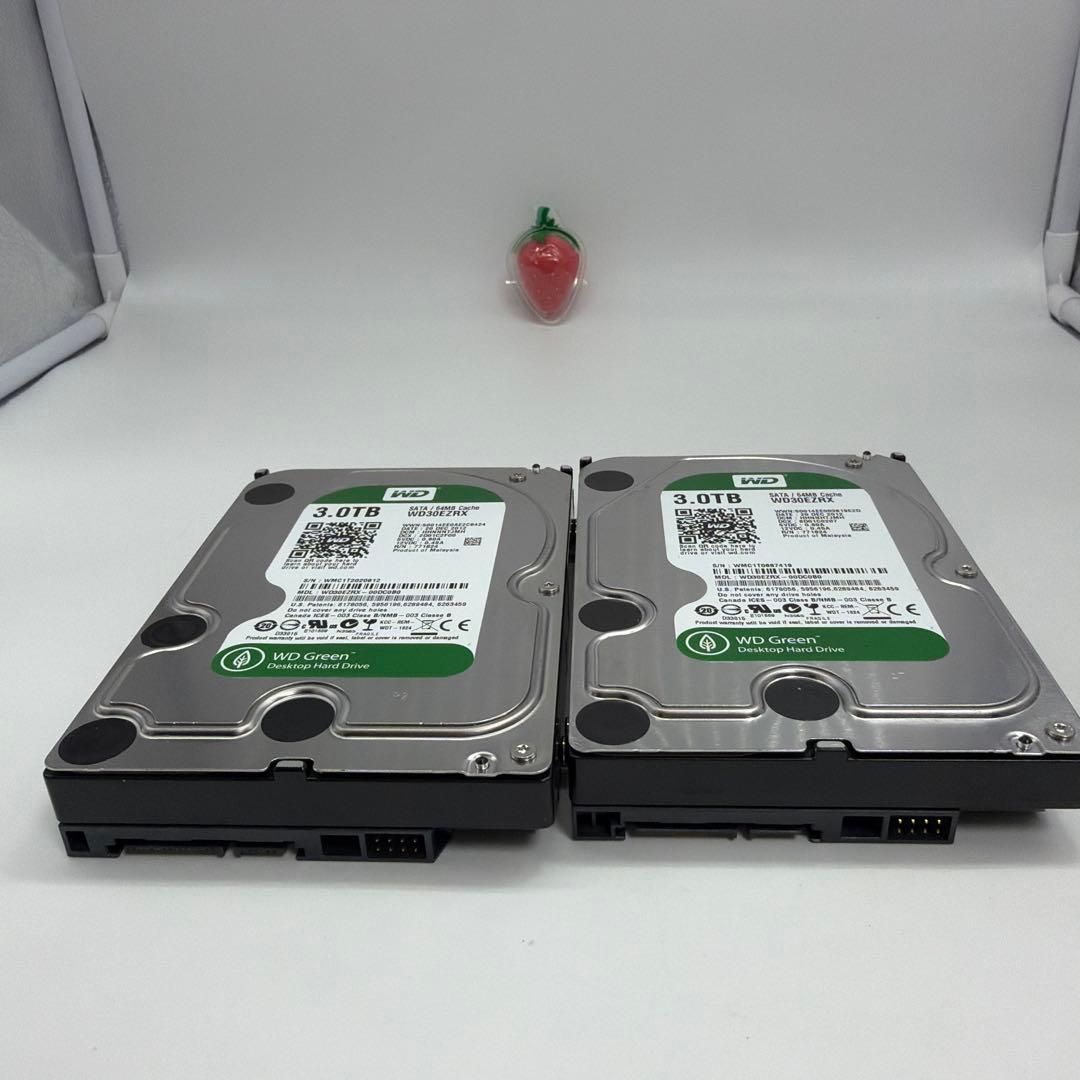 WD HDD 3TB 3.5インチ　正常　2台セット