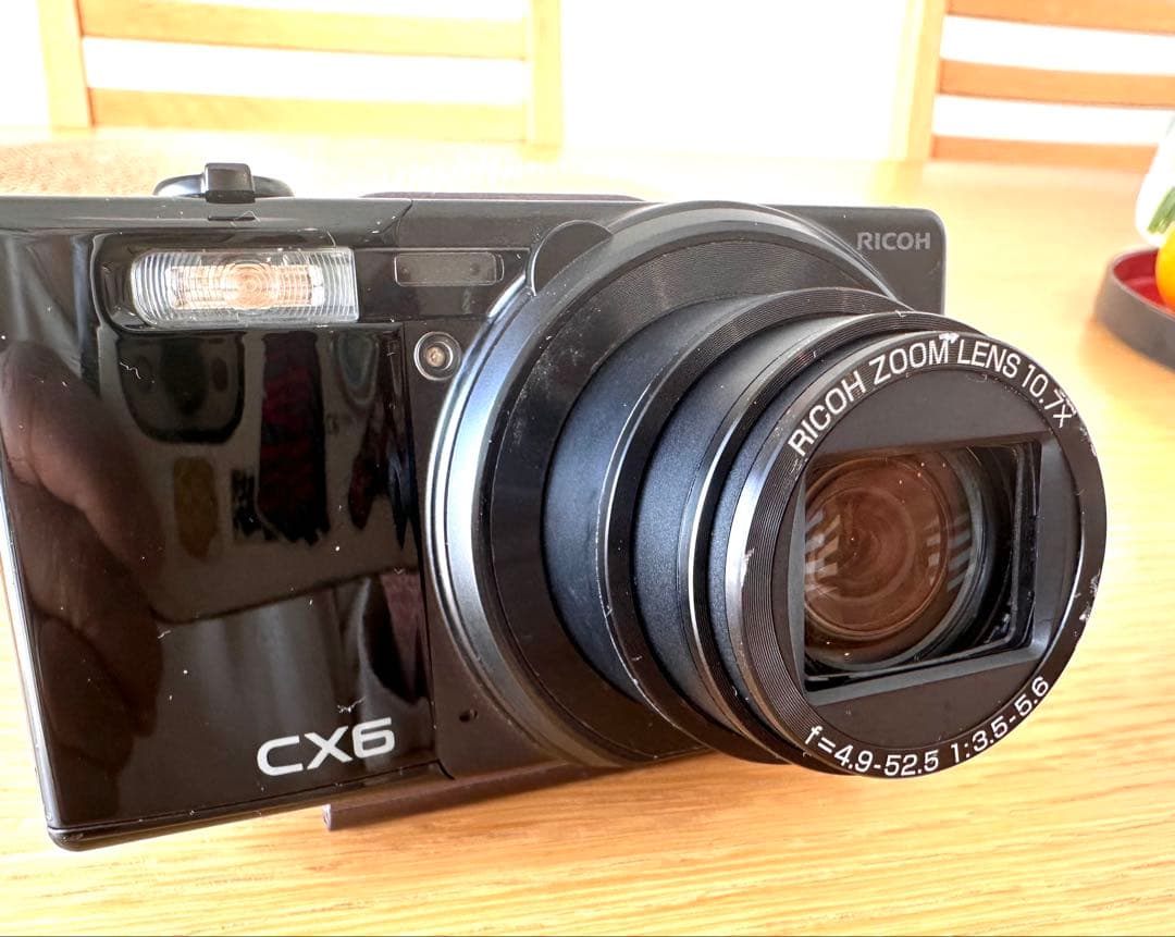 RICOH CX6 コンパクトデジタルカメラ ブラック電池新品