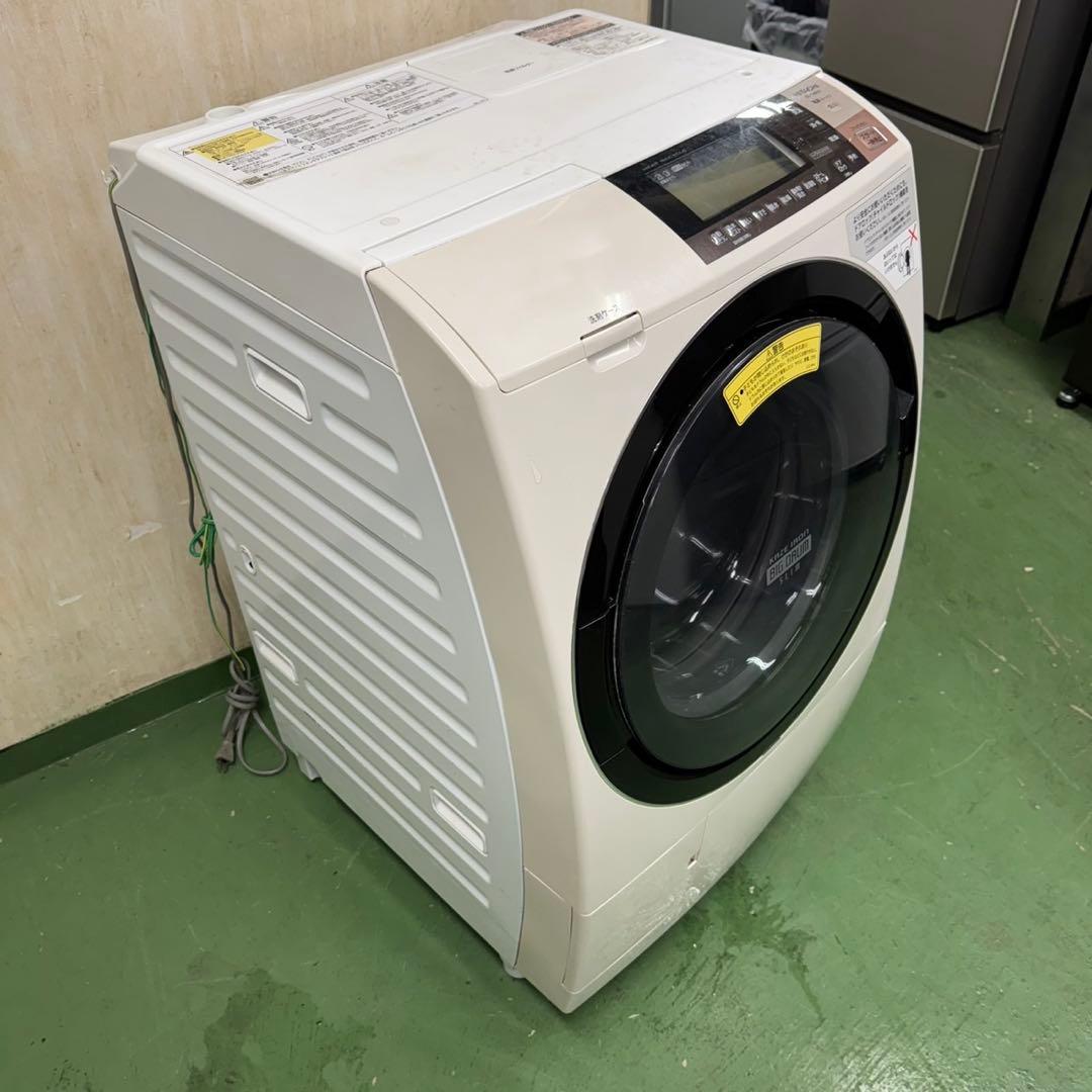 213 日立ビッグドラム洗濯機　乾燥付　11/6キロ　左開き　小型　一人暮らし