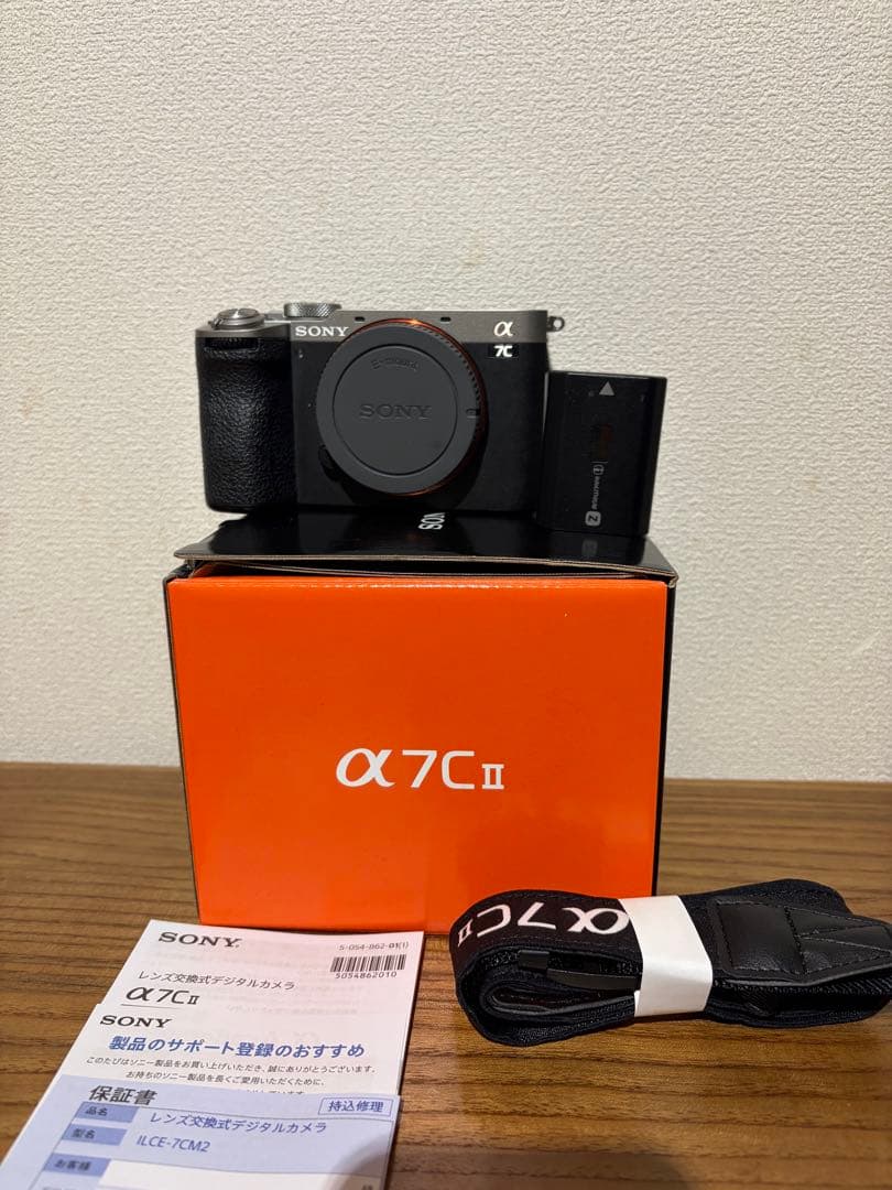 (純正バッテリー2個付き)Sony α7C II ミラーレス一眼