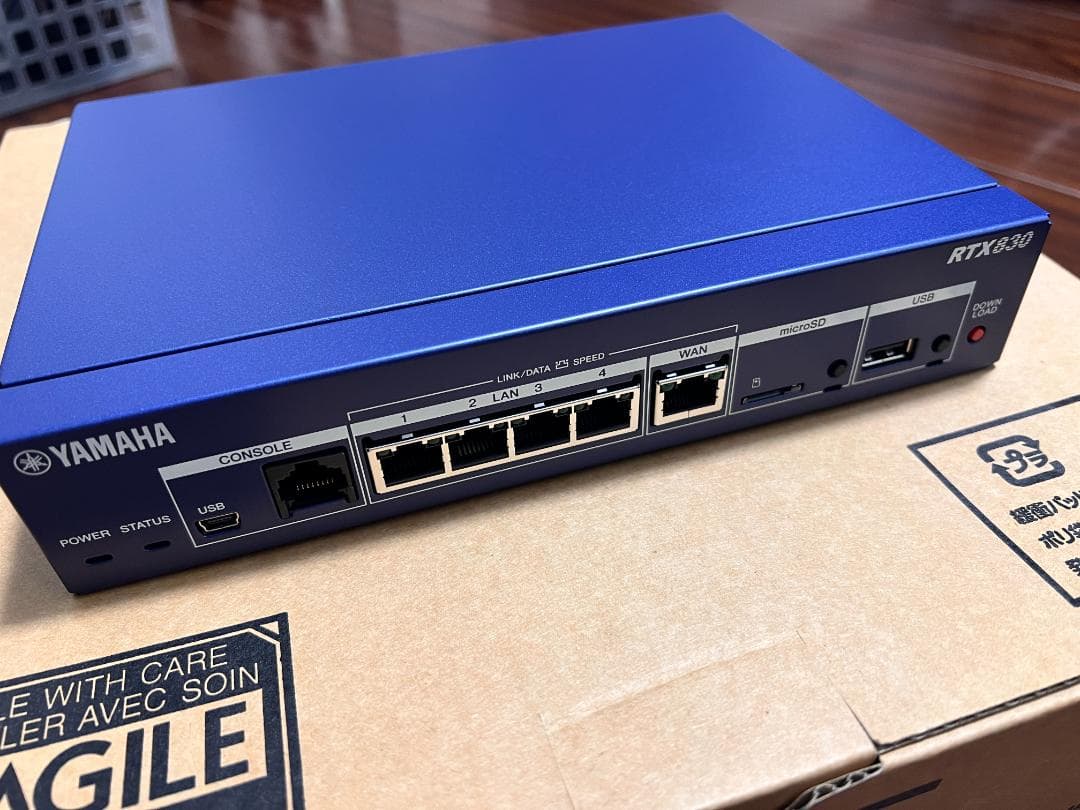 YAMAHA RTX830 VPNルーター 未使用品