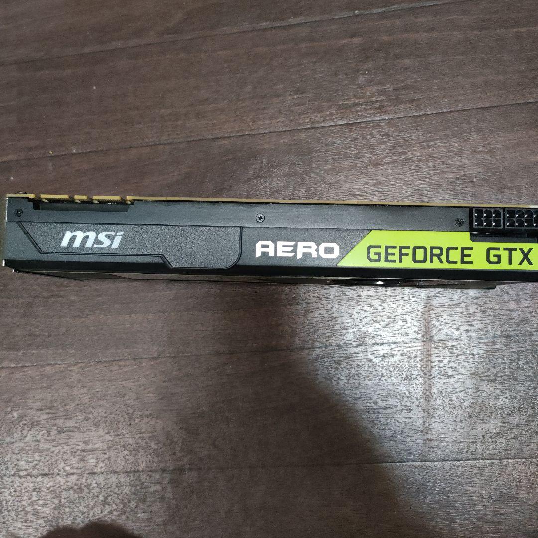 【動作確認済み】MSI GeForce GTX1080Ti AERO 11G
