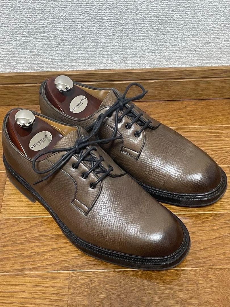 【レア】着用数回 エドワードグリーン プレーントゥ 5.5E 72ラスト