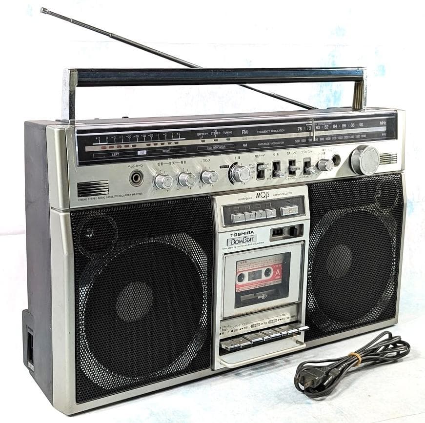 完動美品！東芝大型ラジカセ【TOSHIBA RT-8780S】整備済み