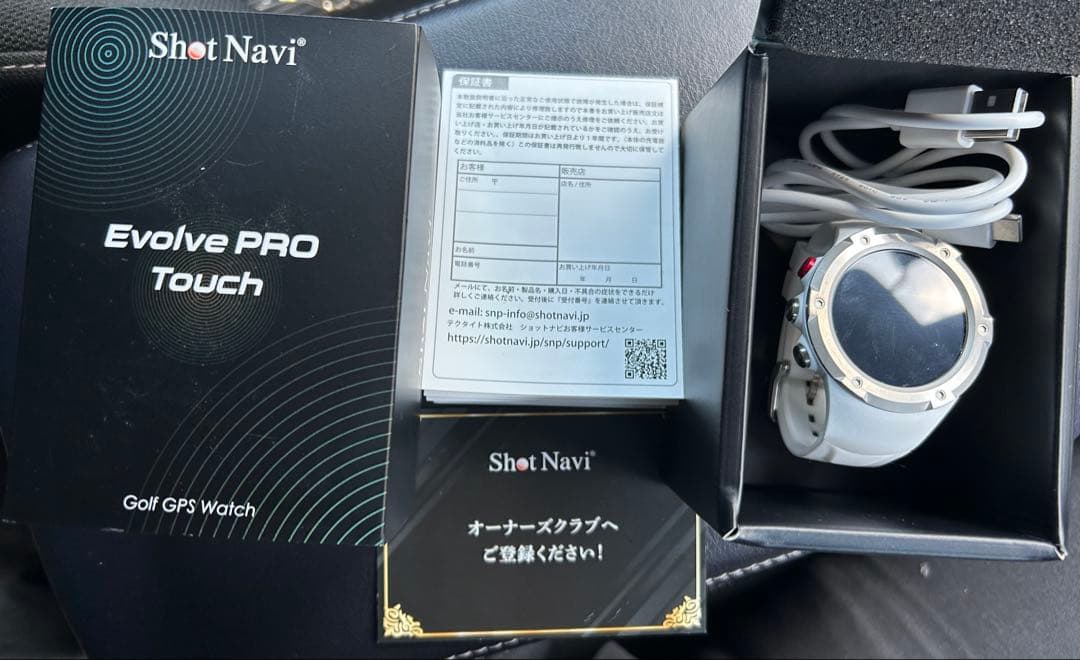 Evolve PRO Touch ホワイト　ゴルフ用GPSウォッチ